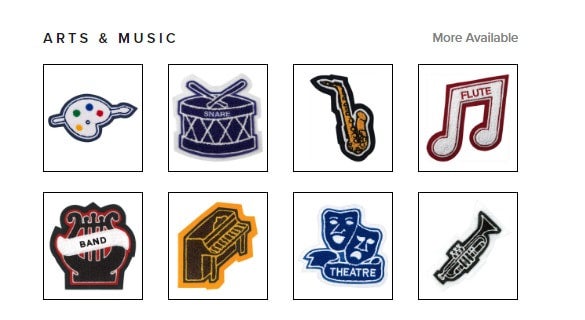 Color guard letterman patches deals