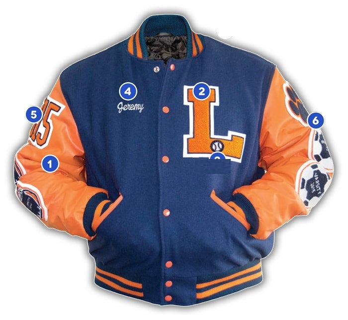 Vinyl sleeves letterman jacket discount